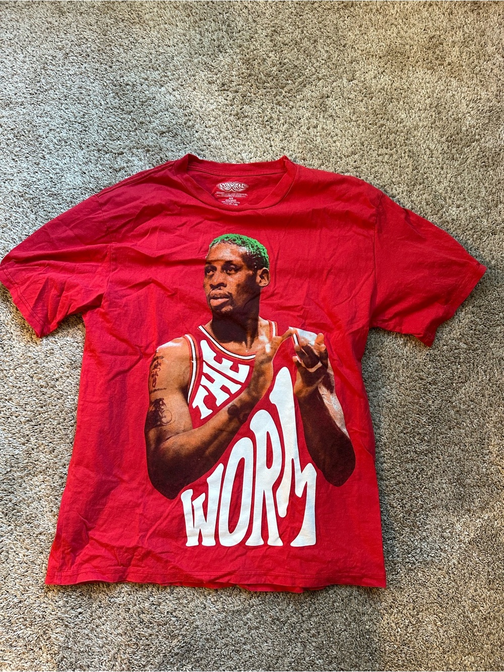 Red Rodman “The Worm” Short Sleeve Tee